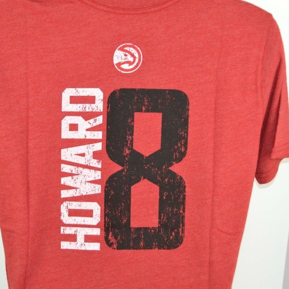 NBA Atlanta Hawks Dwight Howard T-Shirt, Name & Number Soft Triblend NEW - Picture 4 of 4